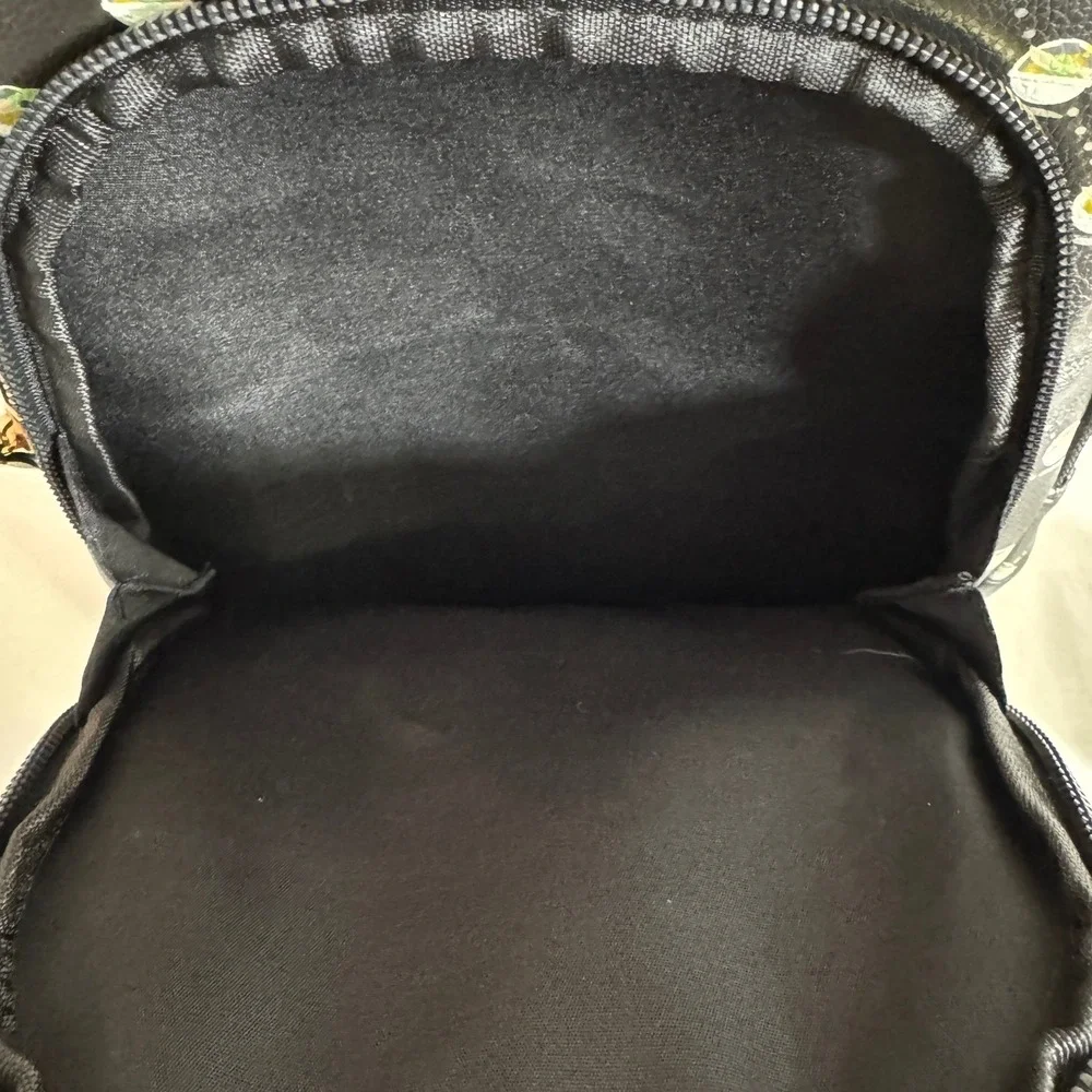 Star Wars The Mandalorian‎ Grogu Baby Yoda Mini Backpack Black Faux Leather Bag